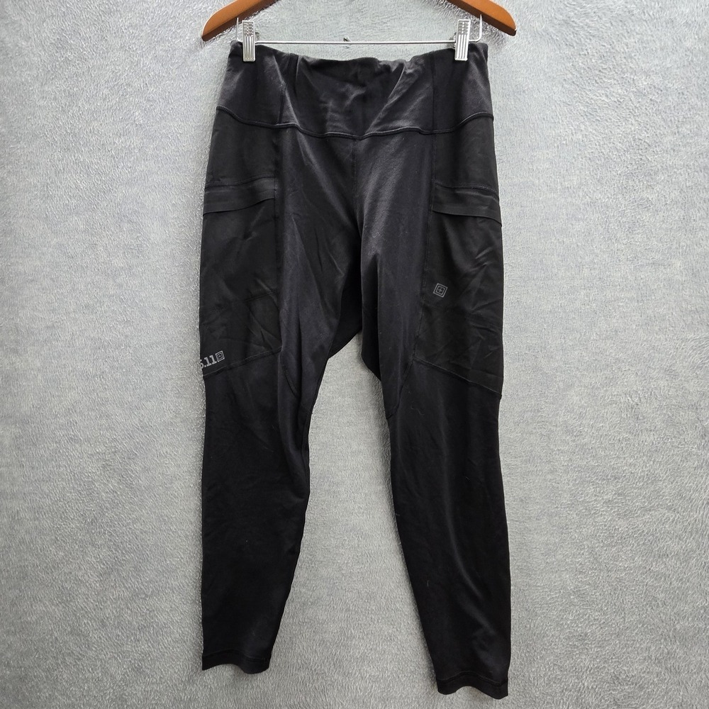 5.11 Tactical Women Activewear Pants L Black Ashima Legging Ankle Yoga‎